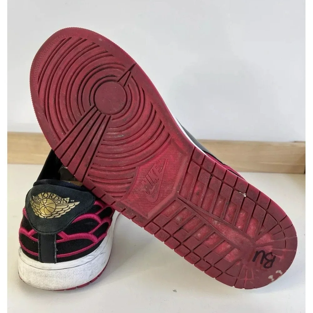 Air Jordan 1 Centre Court Men's Shoes Black-Mystic Hibiscus DQ8577-001 / Size 12